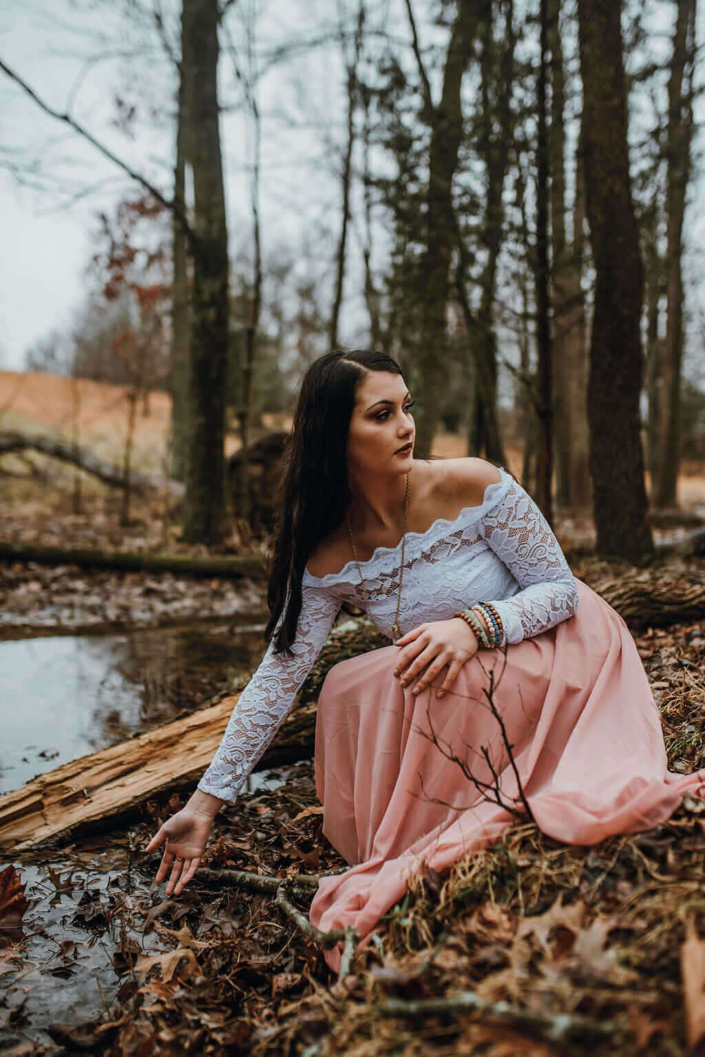 girl by pond sleepy hollow