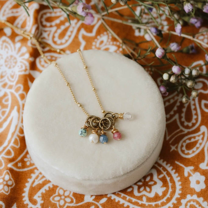 Gathering Stones | Dainty Gemstone Necklace