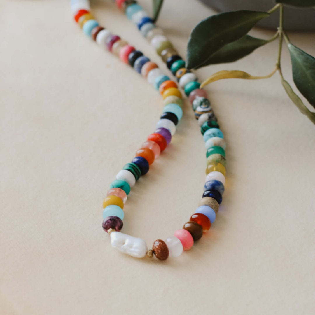 rainbow candy necklace