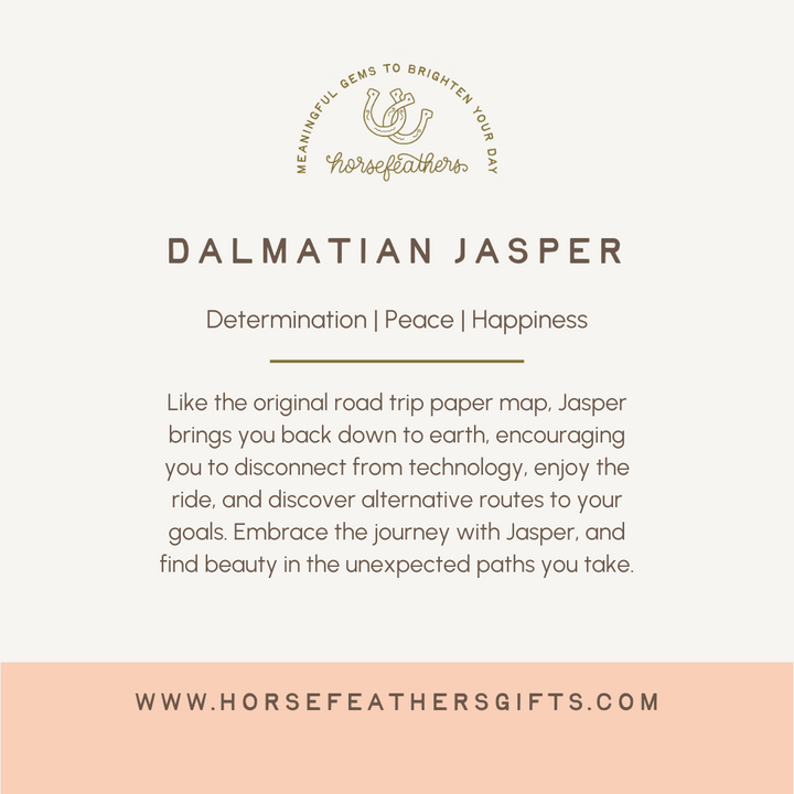 Dalmatian Jasper | Meaningful Gemstone Bracelet