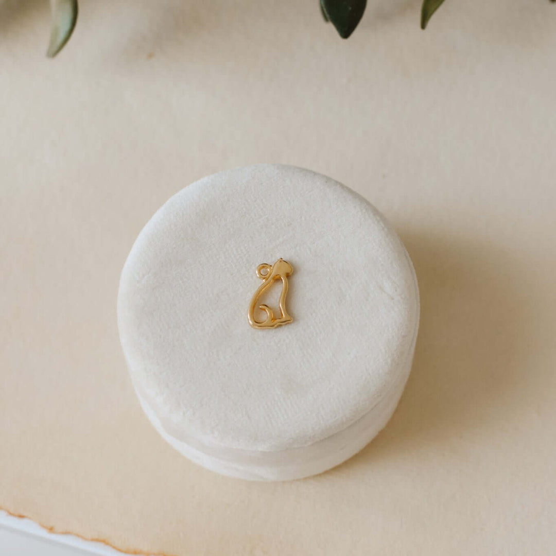 Gold Cat Charm