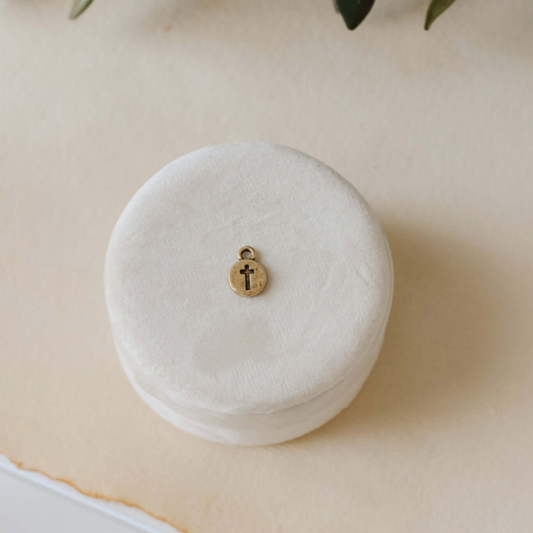 Gold Cross Charm