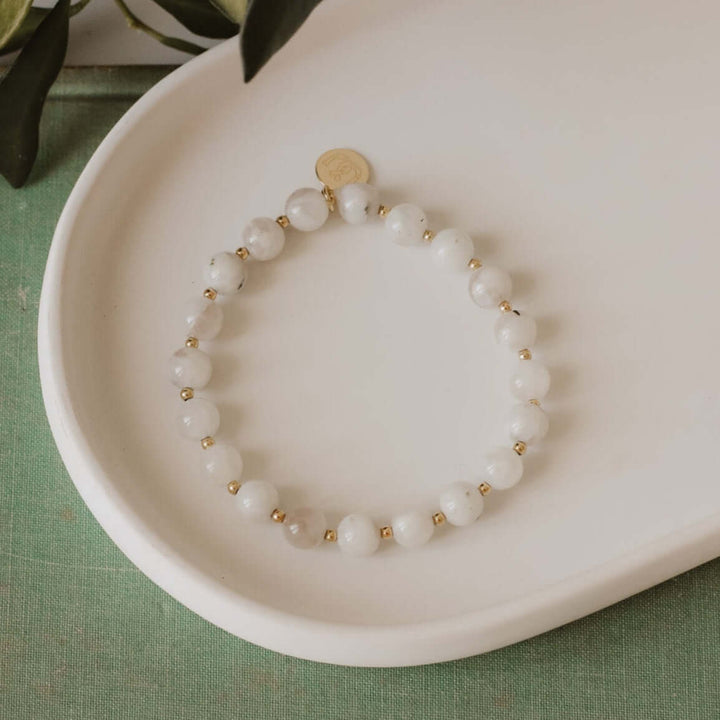 moonstone meaningful gemstone bracelet