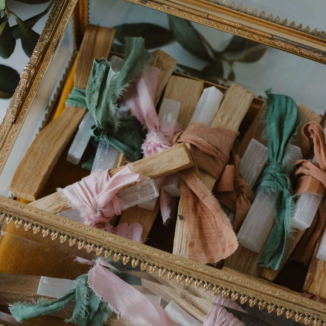 palo santo selenite bundle