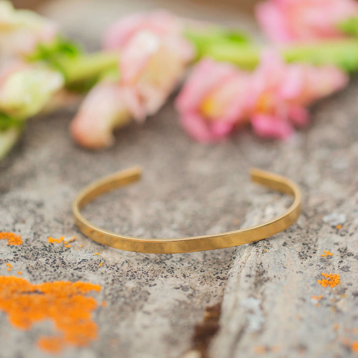 MINI GOLDIE | Custom Gold Cuff Bracelet