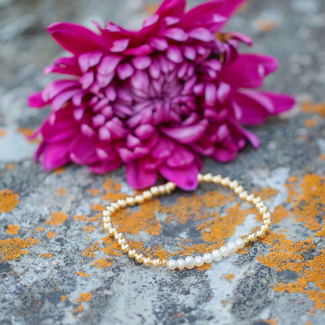 pearl june birthstone bracelet