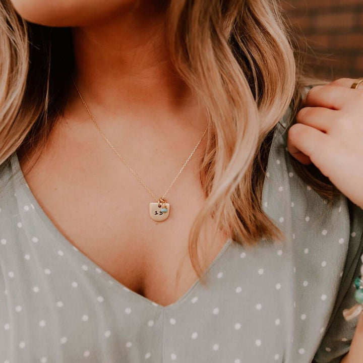 Lucky number pendant