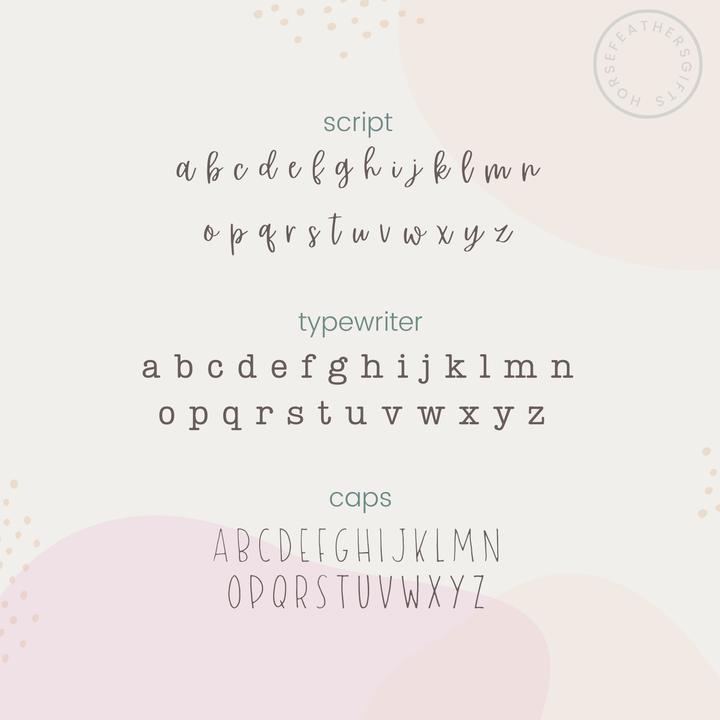 TINY INITIALS | Custom Stamped Charm Necklace