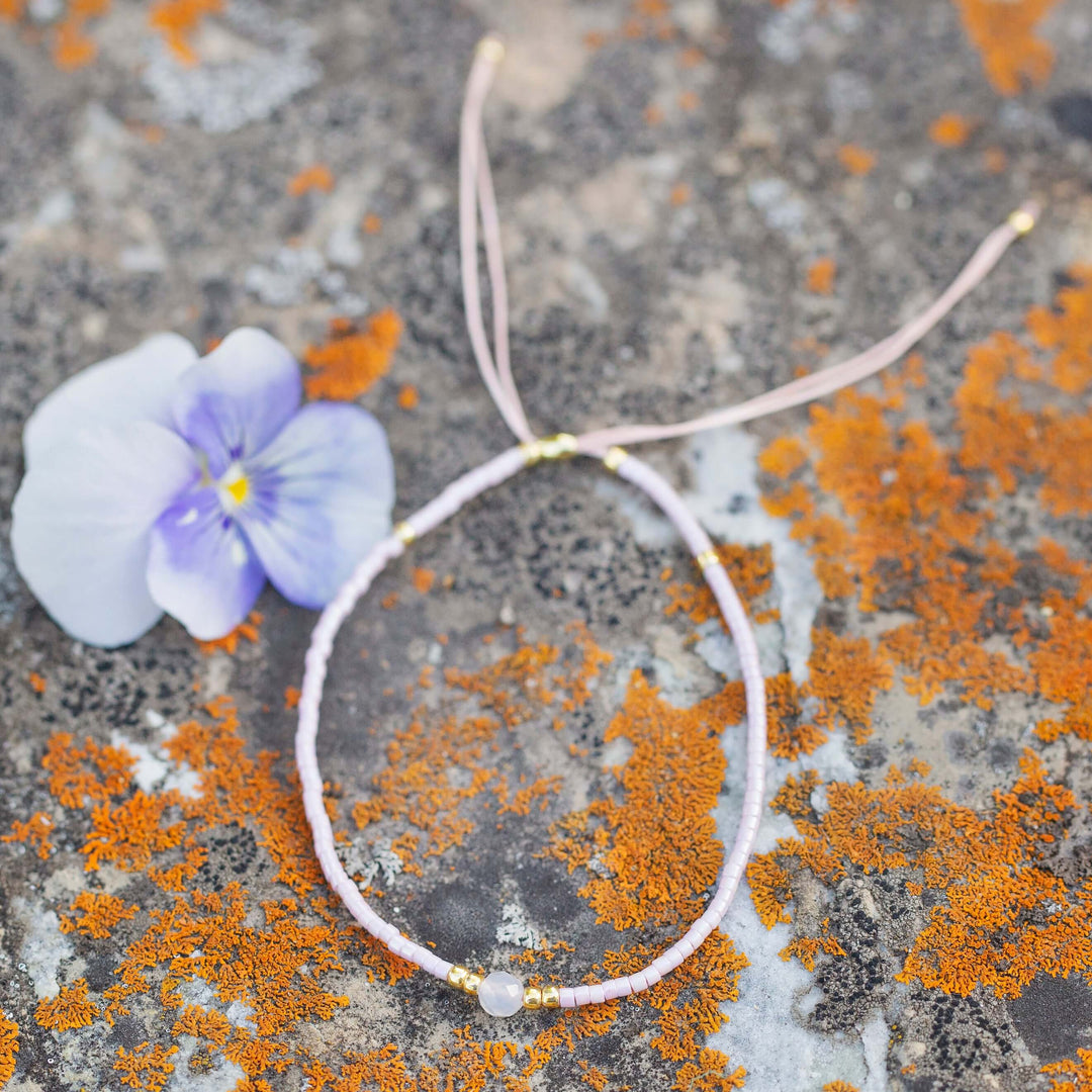 The Little Things | Adjustable Gemstone Cord Bracelet