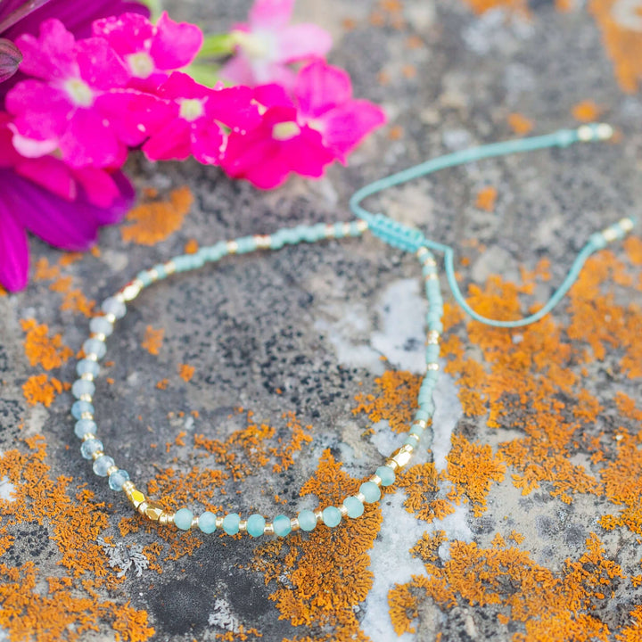 The Little Things | Adjustable Gemstone Cord Bracelet