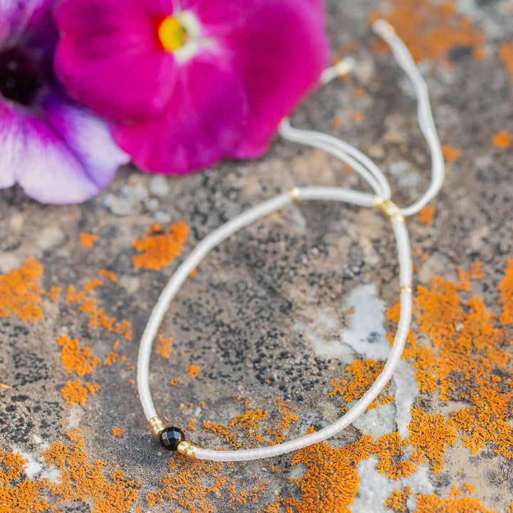 The Little Things | Adjustable Gemstone Cord Bracelet