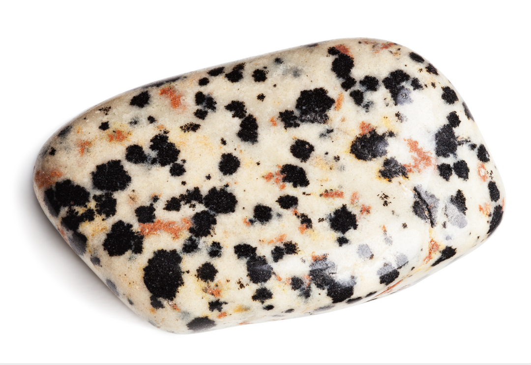Exploring Gemstone Meaning: Dalmatian Jasper for Strength + Harmony + Friendship