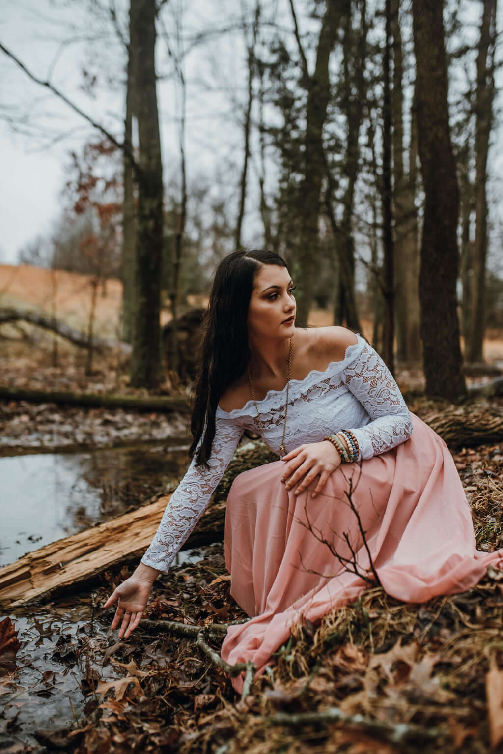 girl by pond sleepy hollow 