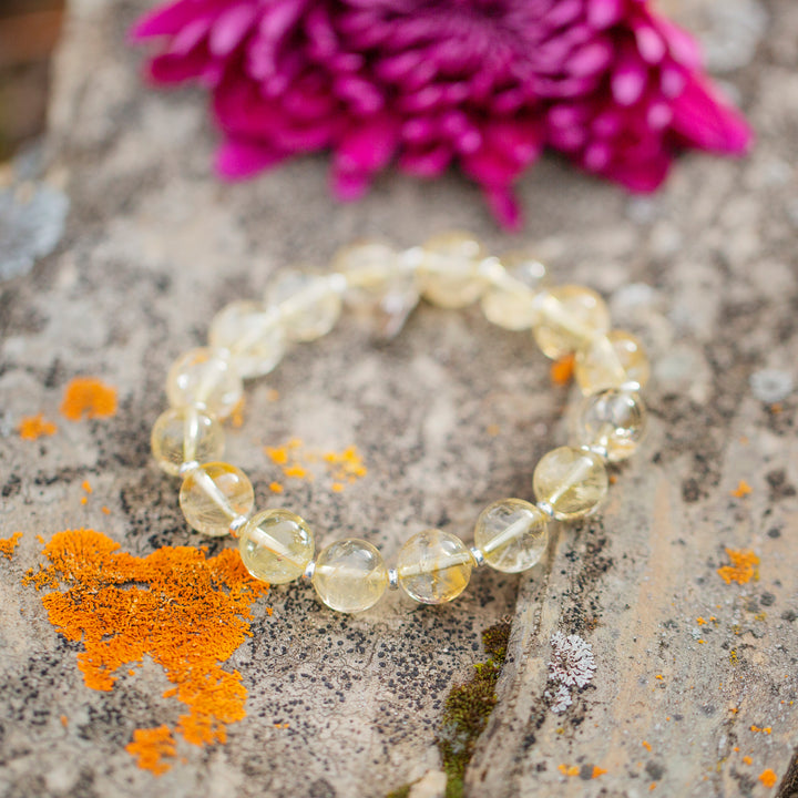 Citrine | Chunky Meaningful Gemstone Bracelet