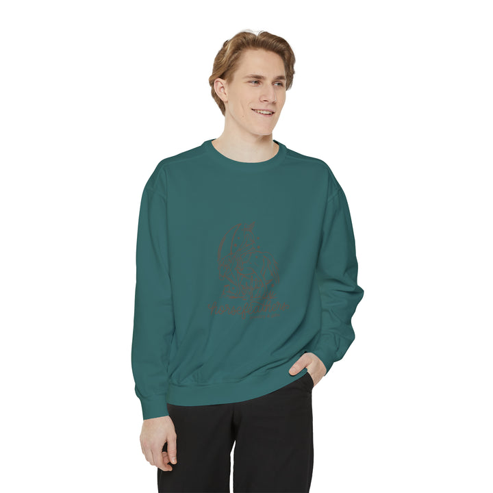 HorseFeathers Cowgirl | Unisex Garment-Dyed Sweatshirt