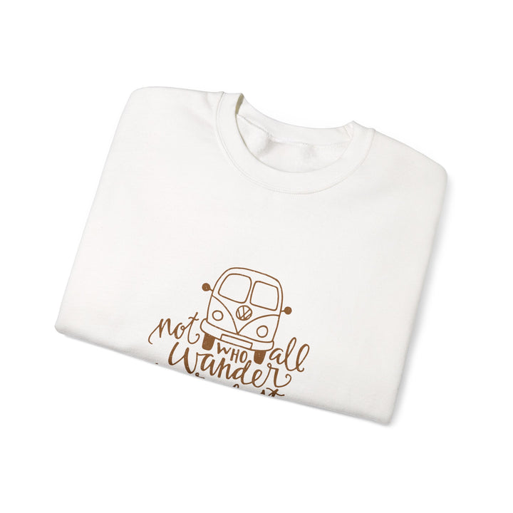 Not All Who Wander Are Lost Sweatshirt | Retro Volkswagen Van Pullover