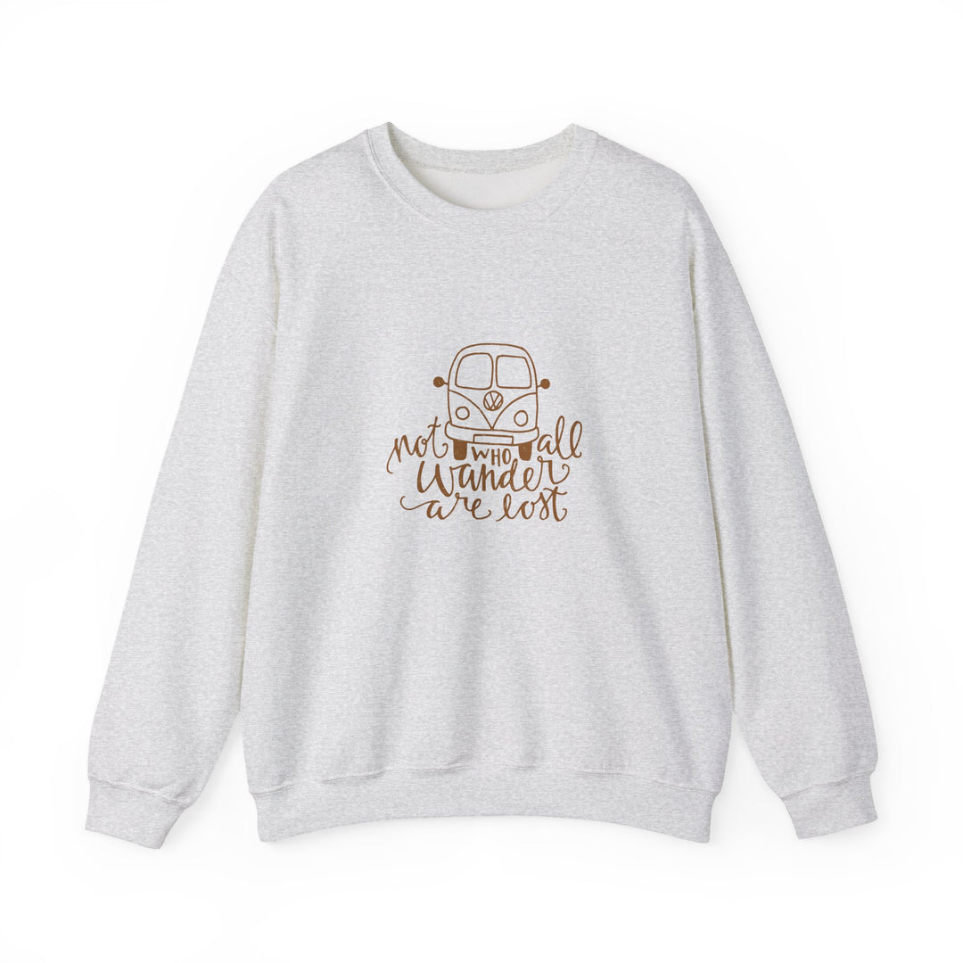 Not All Who Wander Are Lost Sweatshirt | Retro Volkswagen Van Pullover