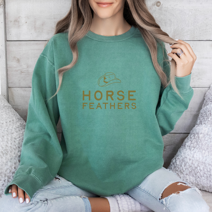 The Cowgirl Cozy | Vintage-Washed Sweatshirt