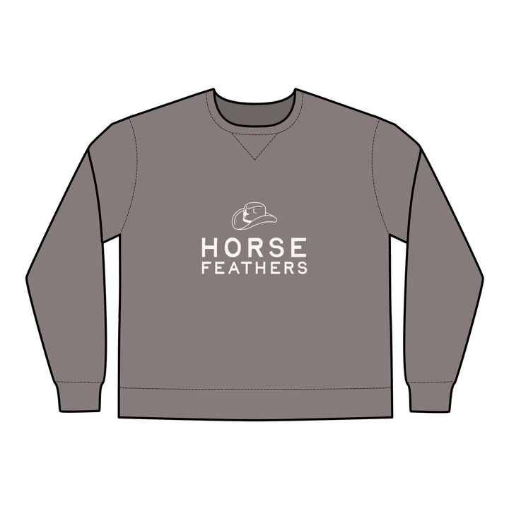 HorseFeathers Cowboy Hat Garment Dyed Crewneck Sweatshirt