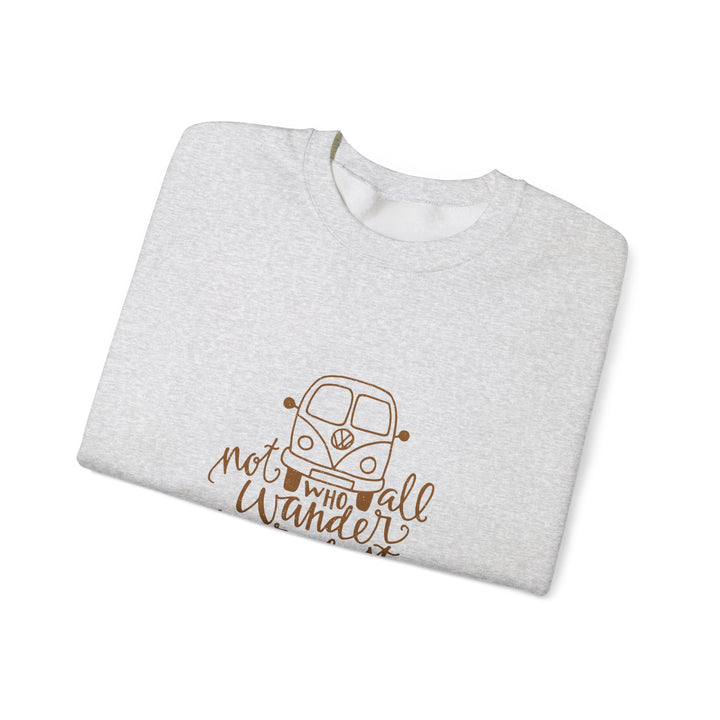 Not All Who Wander Are Lost Sweatshirt | Retro Volkswagen Van Pullover