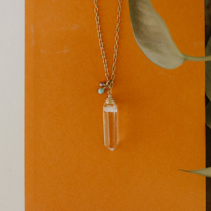 Clear Skies | Clear Quartz Point Necklace