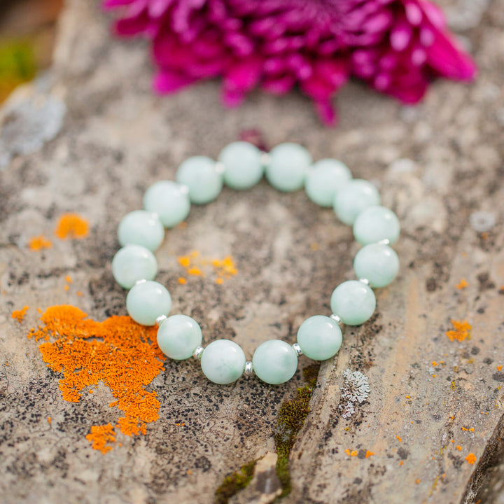 Green Angelite | Chunky Meaningful Gemstone Bracelet