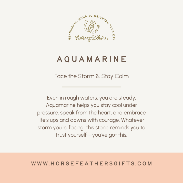 AQUAMARINE | Meaningful Gemstone Bracelet