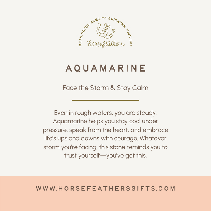 AQUAMARINE | Meaningful Gemstone Bracelet