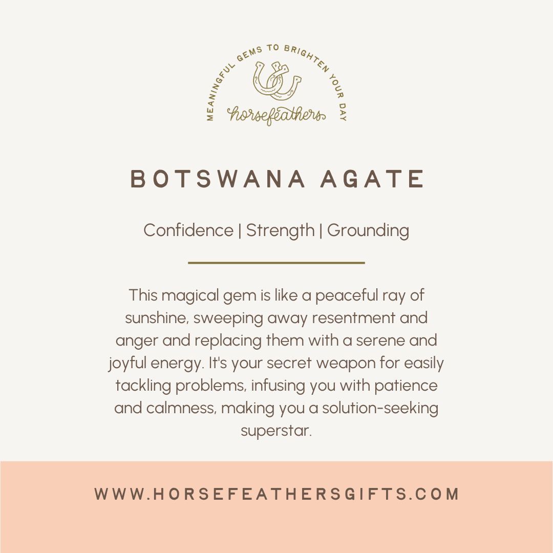 Botswana Agate | Meaningful Gemstone Bracelet