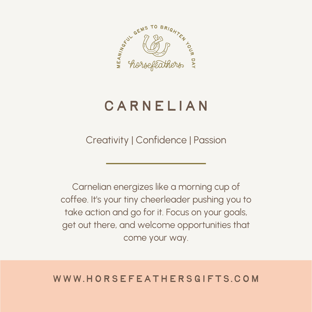 Carnelian | Meaningful Gemstone Bracelet