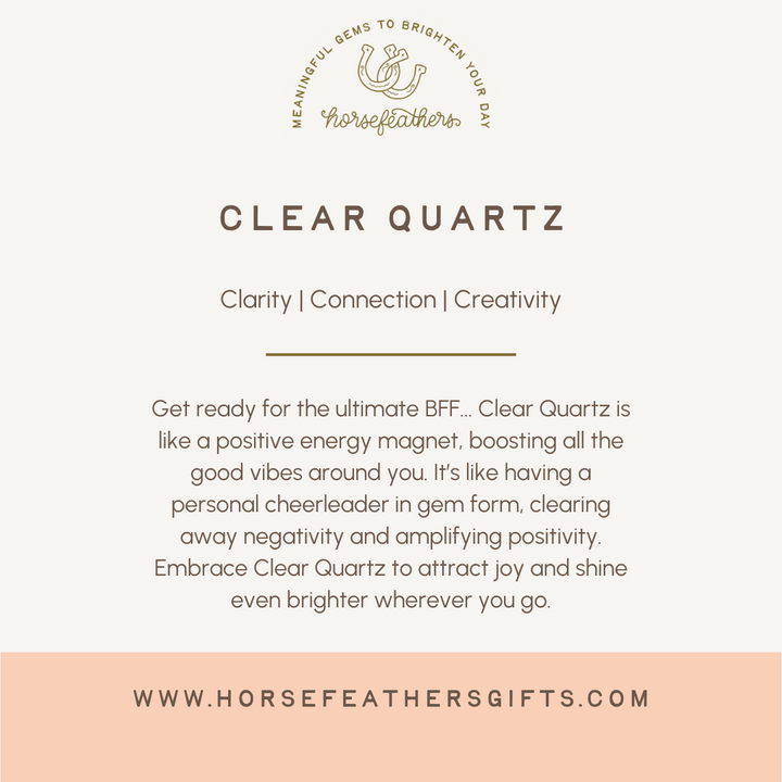 Clear Quartz | Gemstone Statement Ring