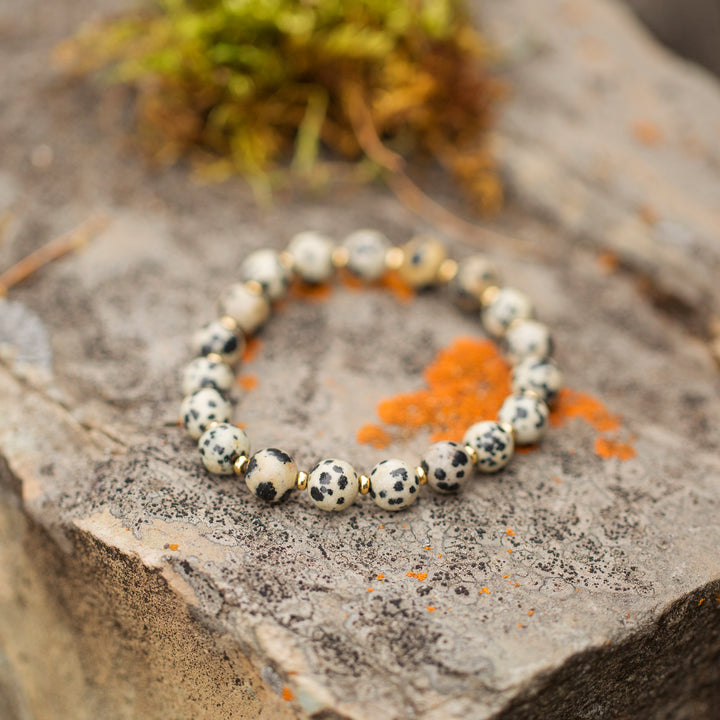 Dalmatian Jasper | Meaningful Gemstone Bracelet