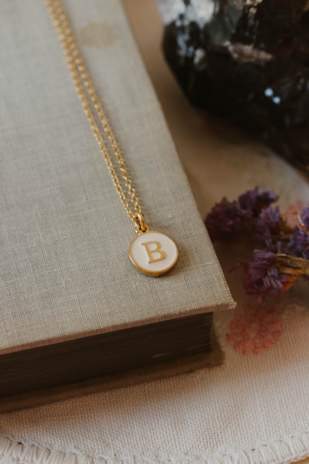 NOTED | Tiny Initial Charm - HorseFeathers Jewelry & Gifts