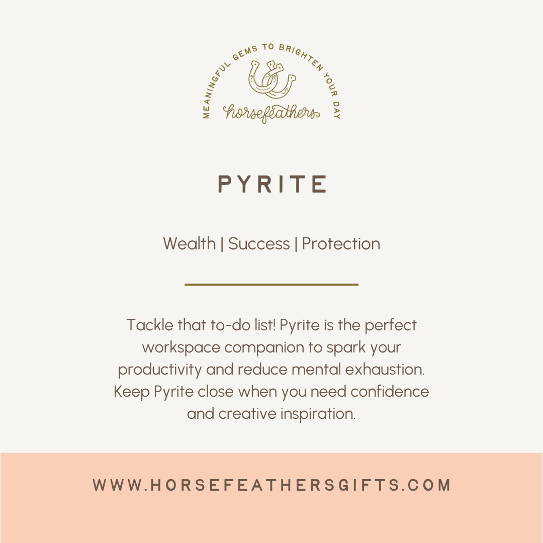 PYRITE | Meaningful Gemstone Bracelet