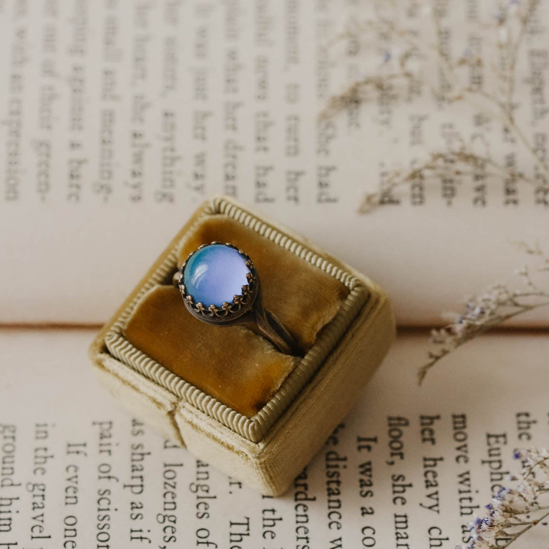 SMALL SILVER Mood Ring HorseFeathers Jewelry Gifts