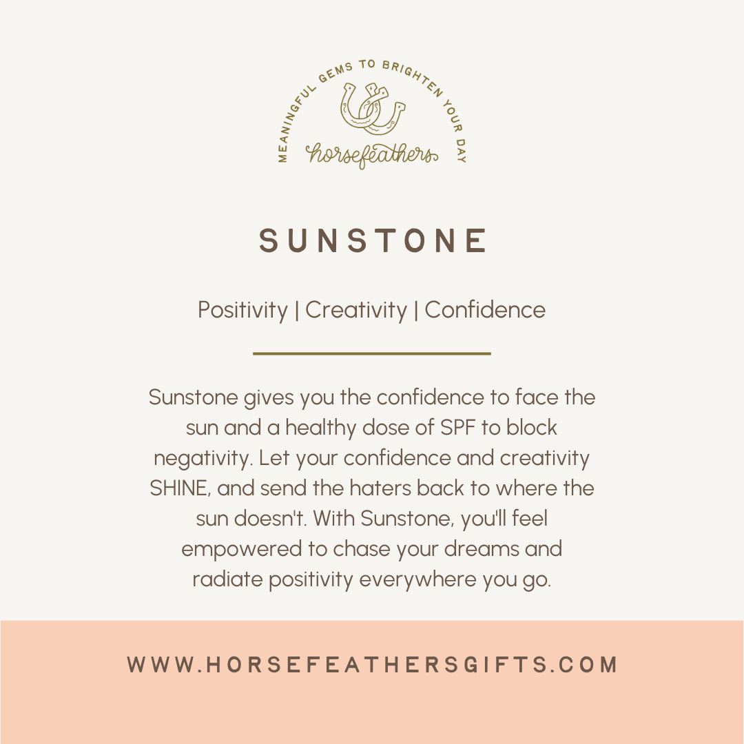 SUNSTONE | Meaningful Gemstone Bracelet