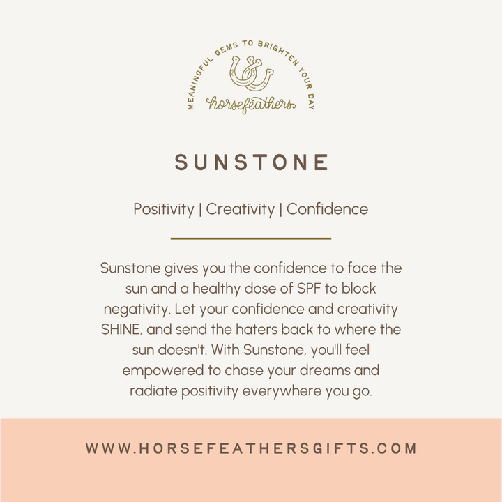 SUNSTONE | Meaningful Gemstone Bracelet
