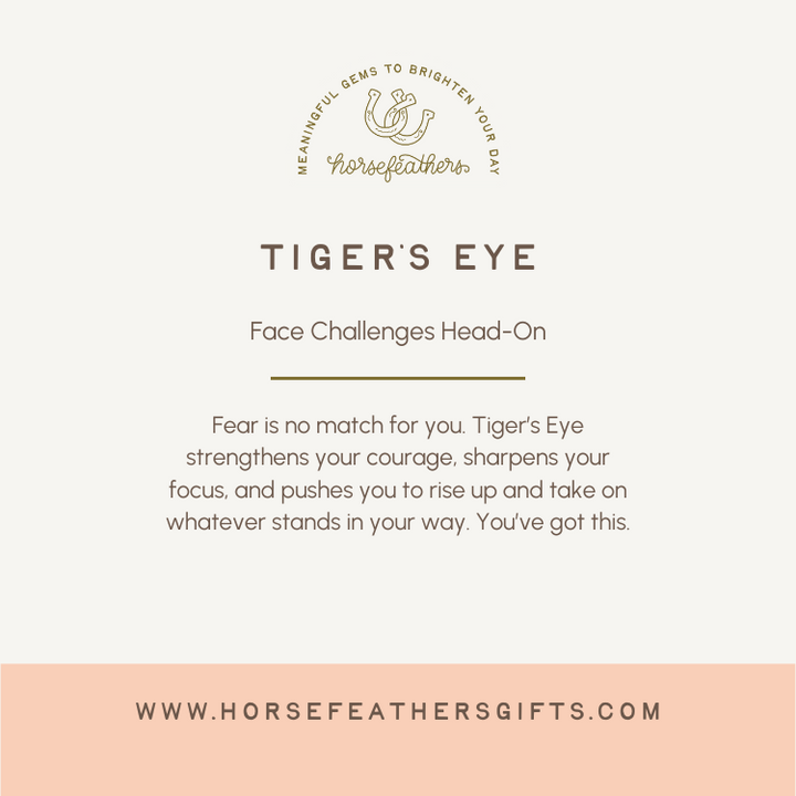 TIGER'S EYE | Meaningful Gemstone Bracelet