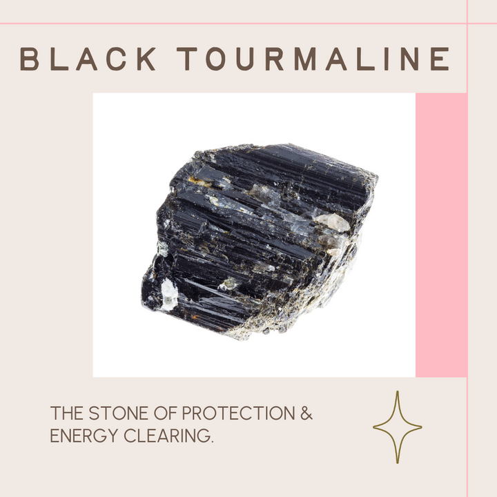 Black Tourmaline | Chunky Meaningful Gemstone Bracelet