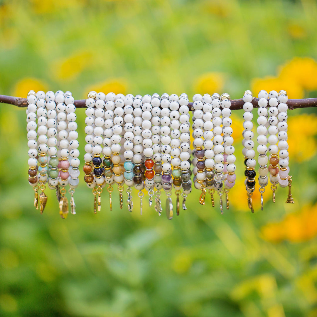 custom beaded charm bracelets 