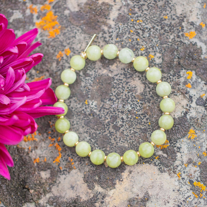 natural jade gemstone bracelet 